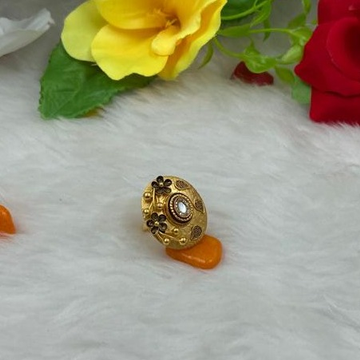 916 Gold Modern Ring by Ranka Jewellers