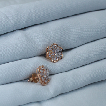 ROSEGOLD FANCY EARRING by Ranka Jewellers