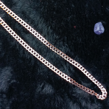 18kt Rose Gold Daily Wear Chain by Ranka Jewellers