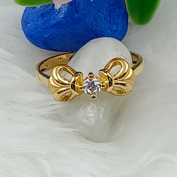 916 Gold Elegant Ring by Ranka Jewellers