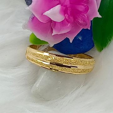 916 Gold Beautiful Ring by Ranka Jewellers
