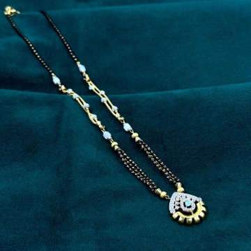 Gold Fancy Mangalsutra by Ranka Jewellers