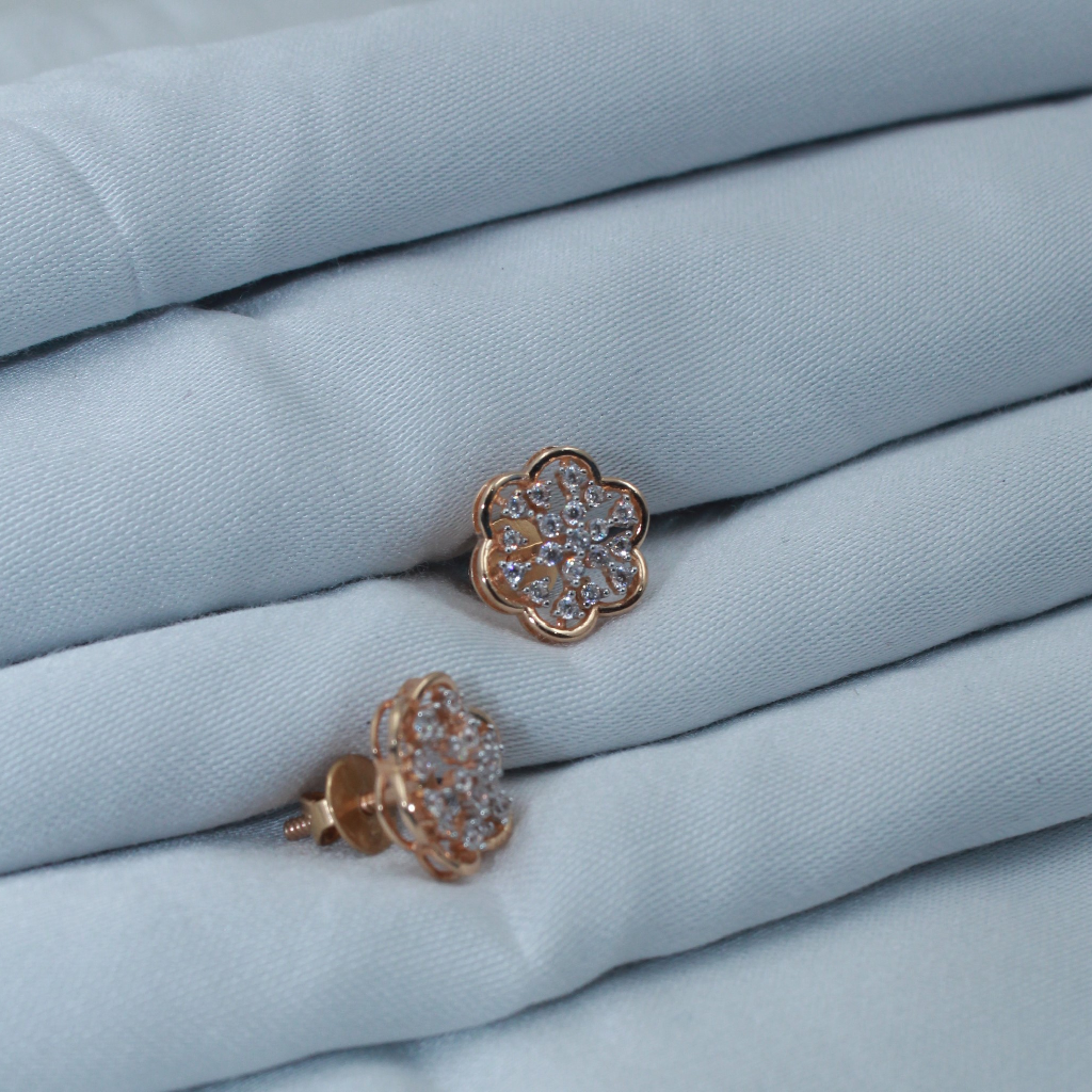 ROSEGOLD FANCY EARRING