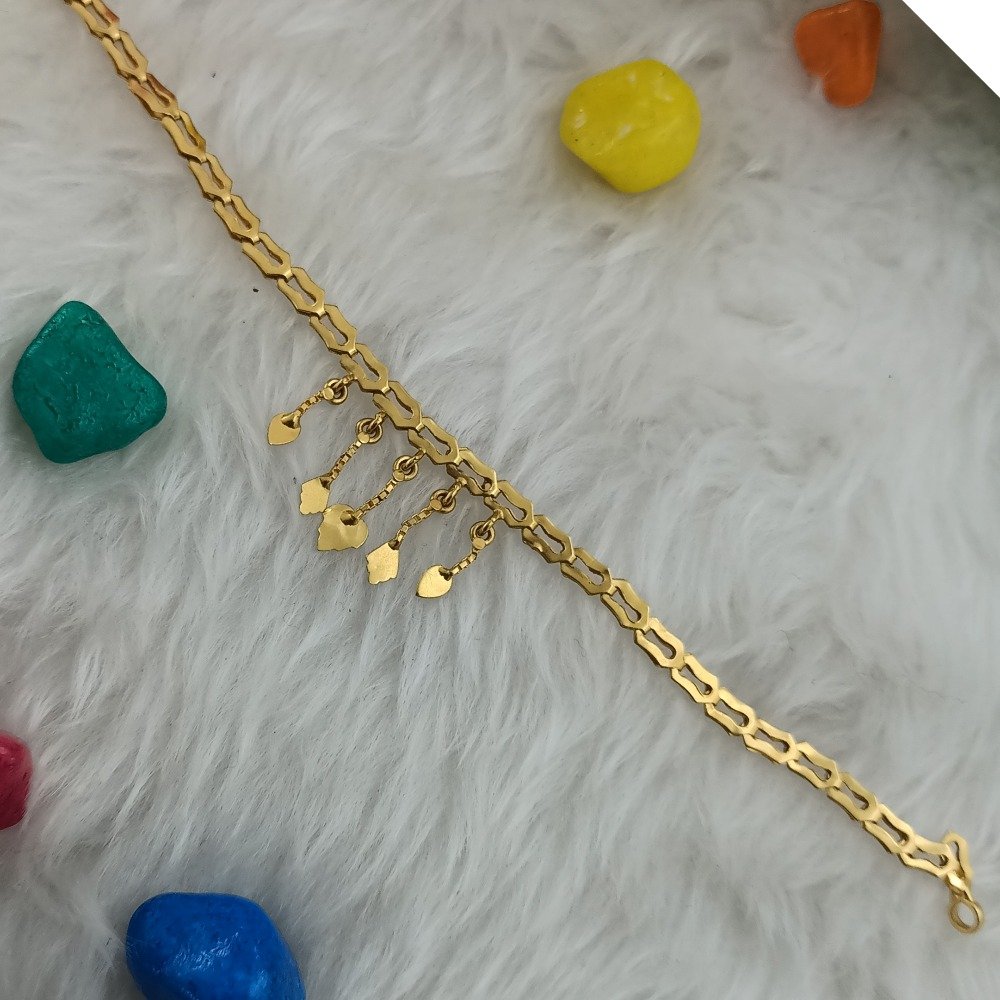 916 Gold Fancy Plain Latkan Ladies Lucky