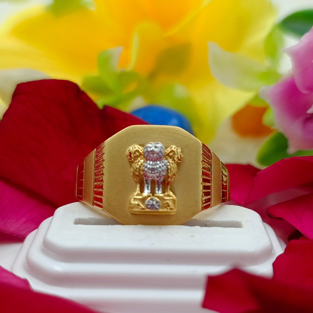 916 gold gents ring