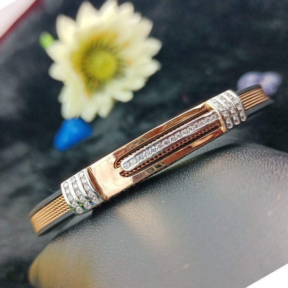 ROSEGOLD LEATHER BELT BRACELET